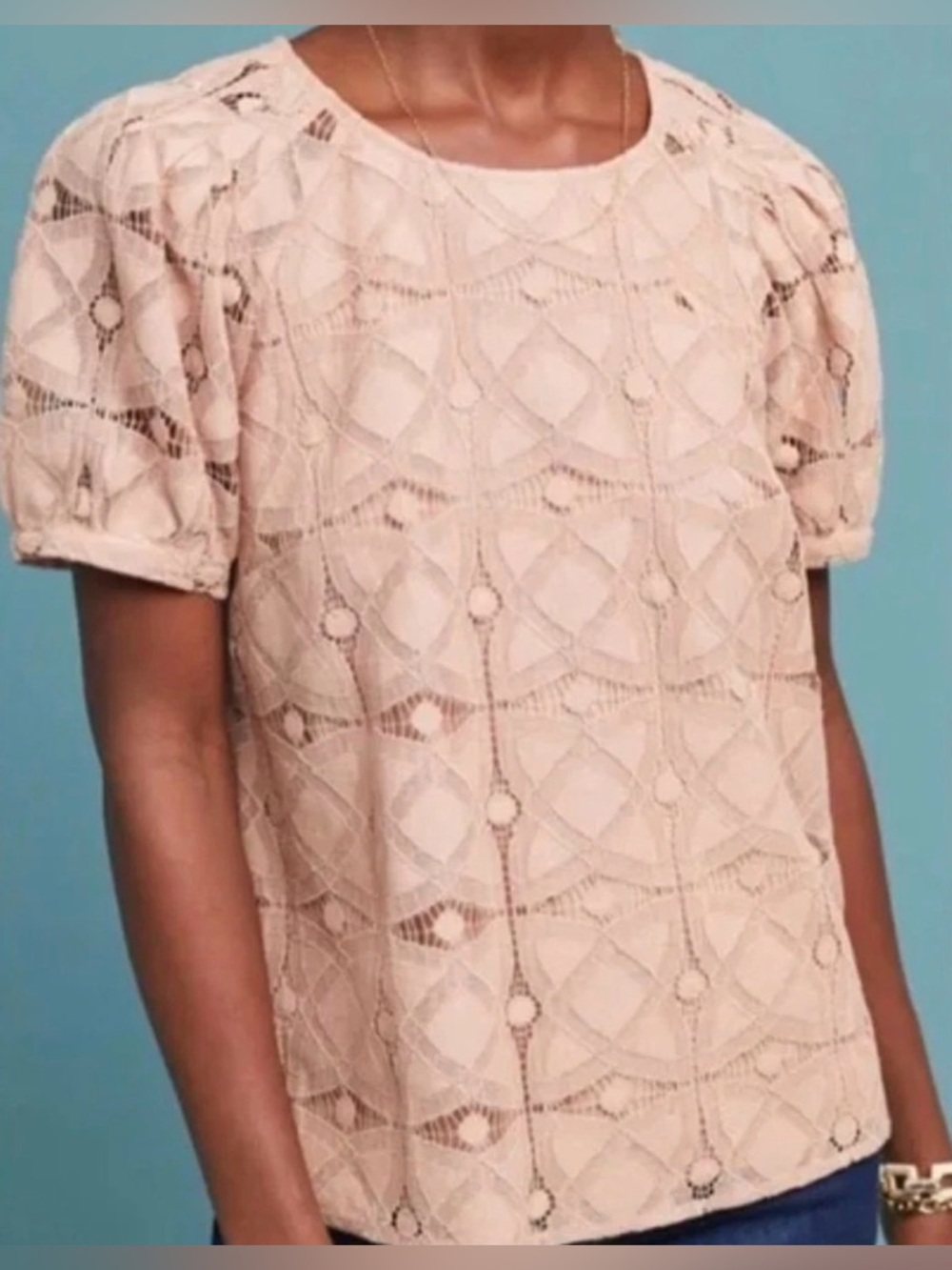 Anthropologie Maeve Sylvia
Lace Top